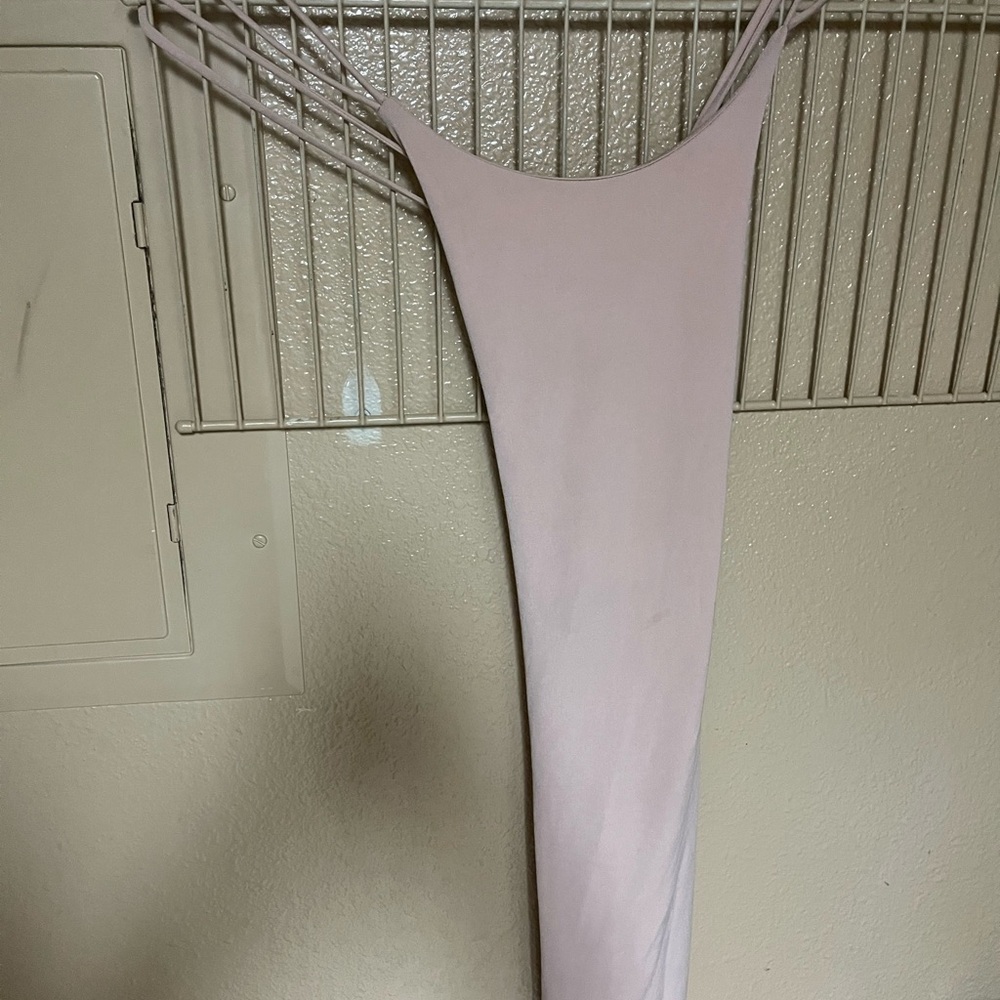 Elegant Light Pink Maxi Dress